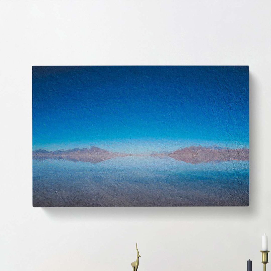 The Great Salt Lake In Utah By - Wrapped Canvas