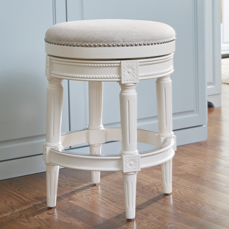Tabouret de bar et de comptoir Mehar, Tabouret de comptoir (siège d'une hauteur de 26 p, Albâtre, 1