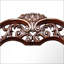 Miroir exquis au design unique, idéal pour rehausser n'importe quel décor intérieur et ajouter une touche de sophistication à votre espace.