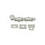 Boulon de surface 8 po Deltana 8SB15; robuste; finition nickel satiné-123534362
