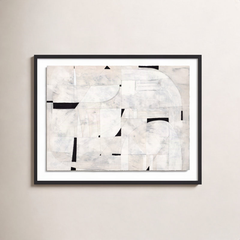 Un autre rêve par Jess Engle, Cadre en érable noir, H 37,5 po x l 48 po x P 2,5 po