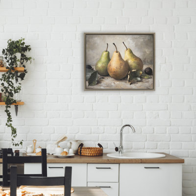 Cadre flottant Pear Still Life, conception par Franklyn Gregory