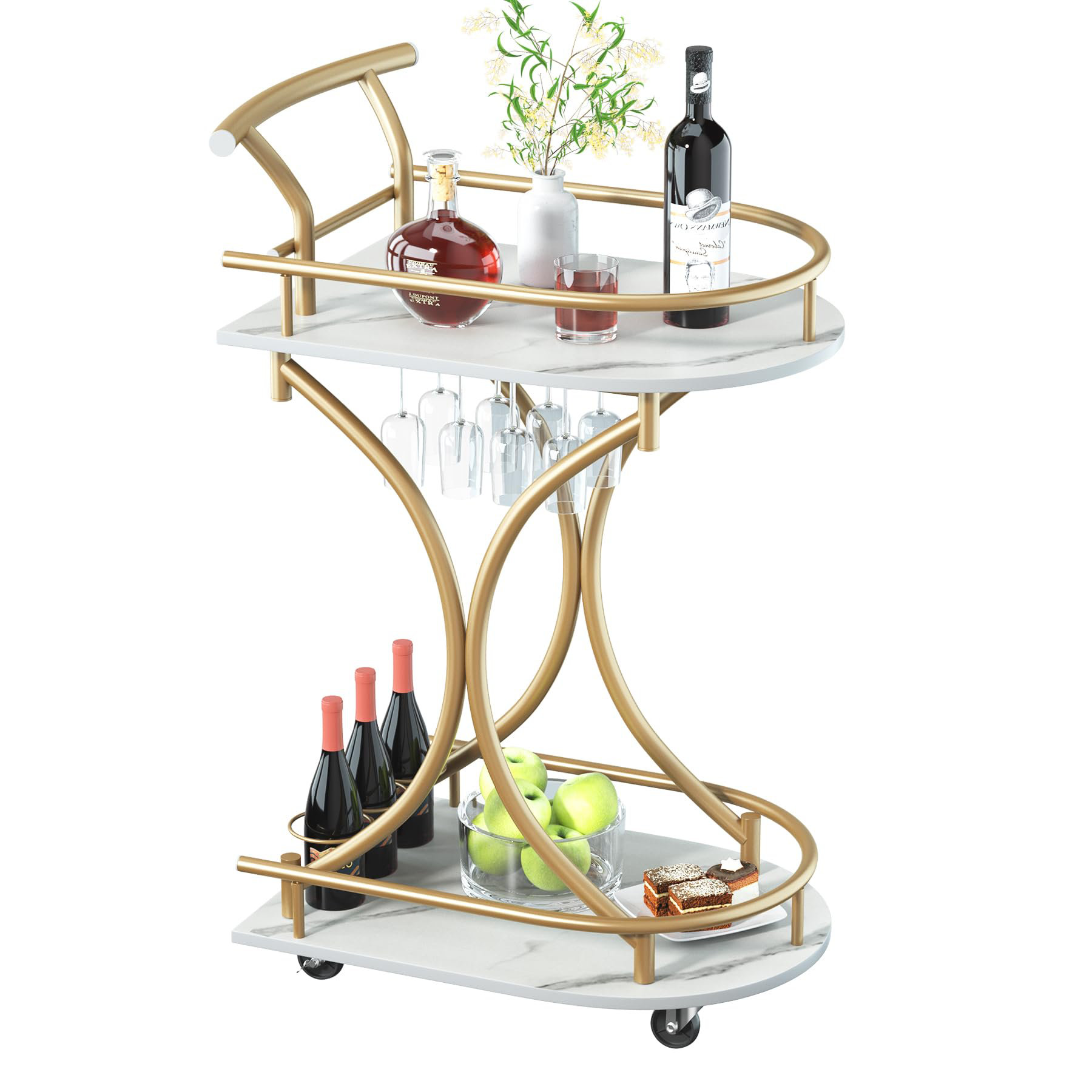 KOVOME Metal Bar Cart Wayfair Canada