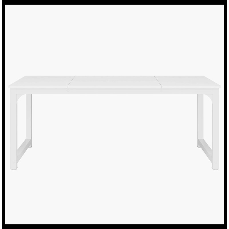 Table de conférence simple, bureau d'ordinateur de table de réunion rectangulaire, H 29,53 po x l 70,87 po x P 31,5 po