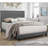 Dasjia Nailhead Trim Upholstered Bed in Gray-1763815358