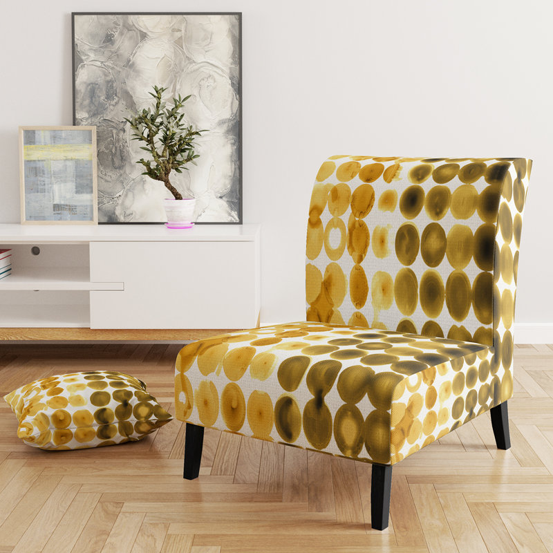 Fauteuil de chambre rembourré Watercolor, Pink/White Velvet