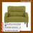 Corduroy Accent Chair with Ergonomic Design with Side Pockets, Solid Wood Frame-314486032