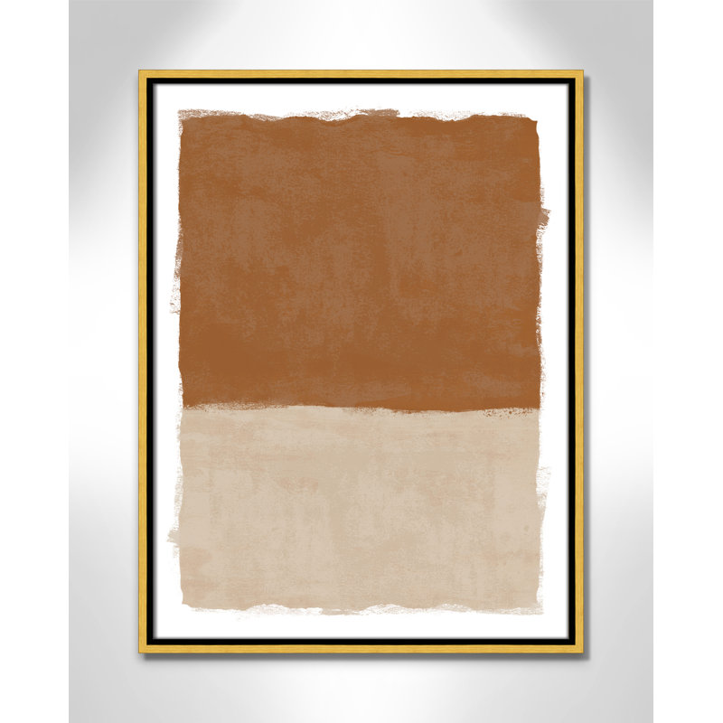«Carmel Crush I Print» par Natalie Carpentieri, 19.5' W x 25.5' H, Flotteur doré