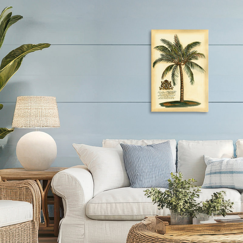 Toile British Colonial Palm, conception par Vision Studio, H 24 po x l 16 po