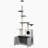 Pawhut Cat Tree With Litter Box Enclosure, 2 In 1 Floor To Ceiling Cat Tower Litter Box Furniture With Condo, Bed, Hammock, Scratching Posts, And Platforms For Indoor Use, Grey