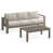 Gray Cushion/Light Coffee Frame