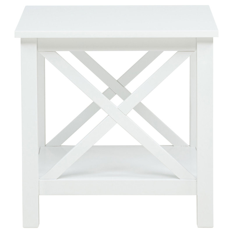 Table de bout blanche Slater