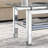Rectangle Tempered Glass Coffee Table With Lower Shelf