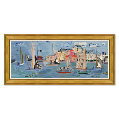 The Regattas By Raoul Dufy Print by Raoul Dufy