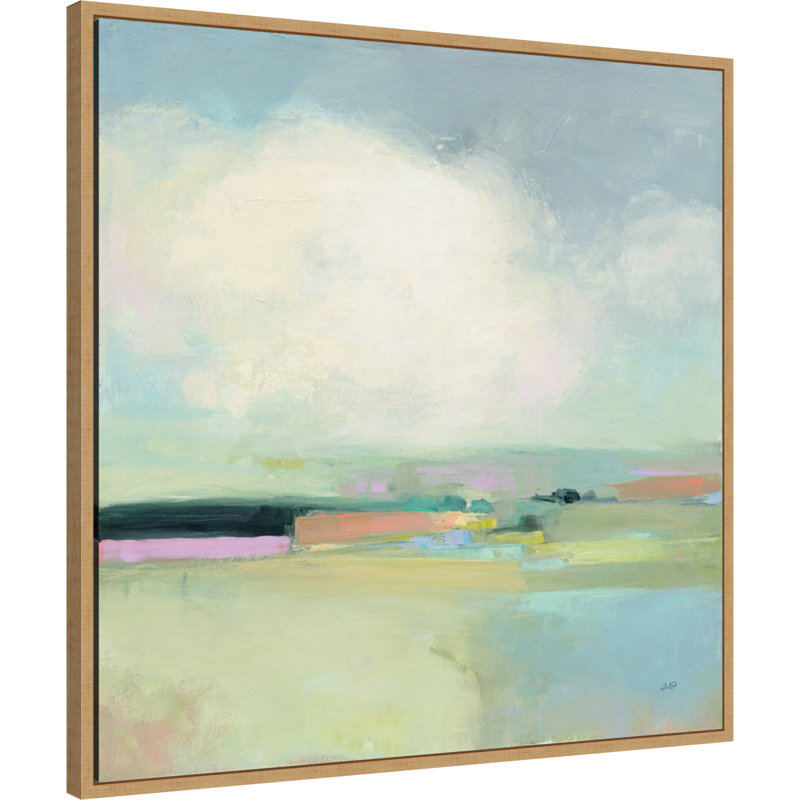 «Colorful Landscape» par Julia Purinton, reproduction d'art sur toile encadrée