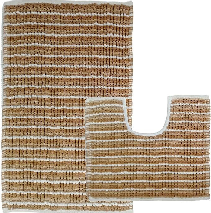 Non-Slip Bath Mat, Cream