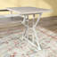 Table de cuisine extensible de style nordique, table de salle à manger extensible, avec base en tréteaux robuste