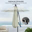 Sherell 293cm Cantilever Parasol-351400809