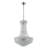 Traditional 13 Light Crystal Empire Chandelier