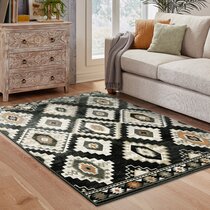 Bizchair South West Native Area Rug Design C318 Ivory (24 inch x 40 inch), Size: 2' x 3.3', Beige