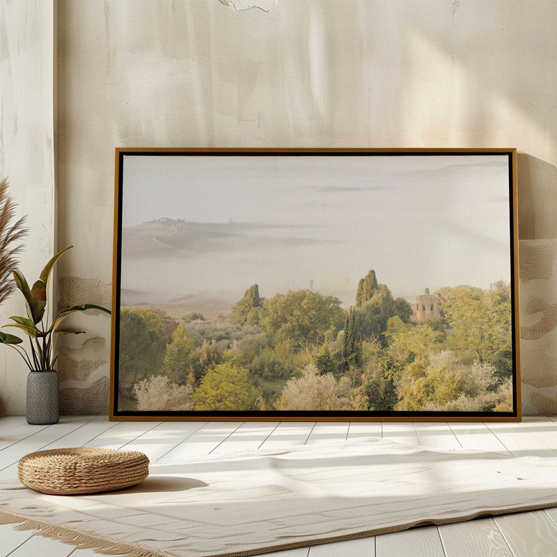 Impression sur toile roulée Nature's Veil, Cadre opaque blanc, H 32,75 po x l 48,75 po x P 1,75 po