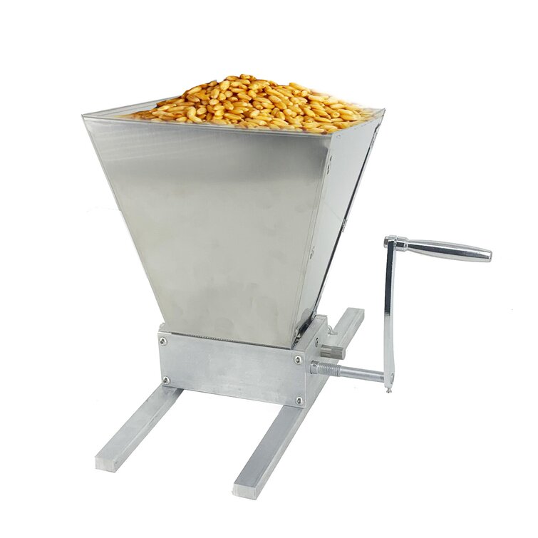 Grain Grinder, Hand Cranking Manual Grinder Aluminum Alloy Milling Machine  for Nuts Grain Corn Wheat Oats