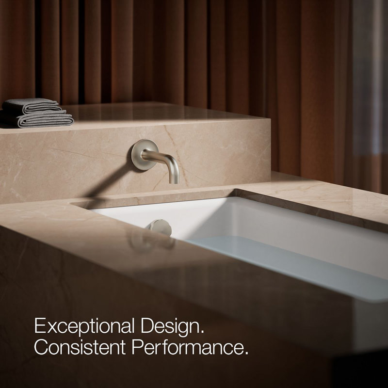 Purist® Wall Mounted Tub Spout, Vibrant Brushed Nickel