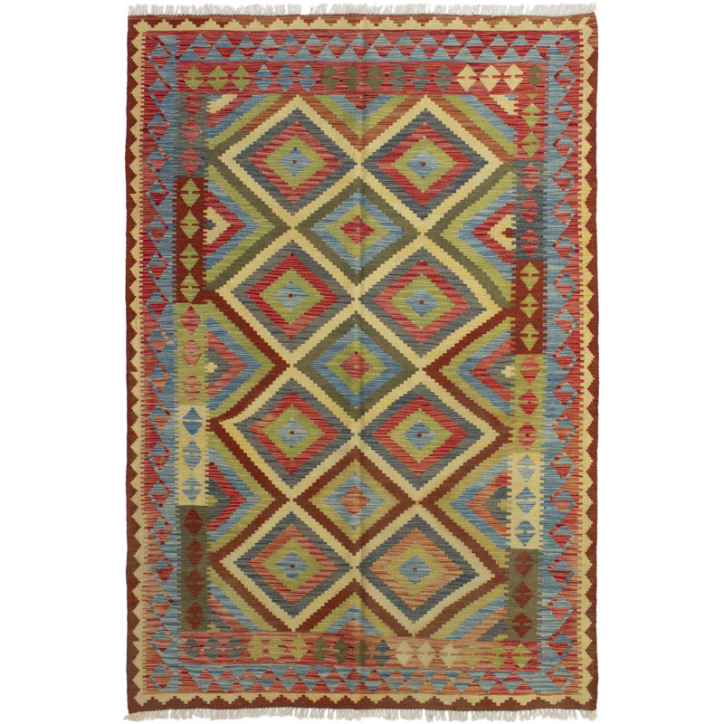 Wool Geometric Indoor Rug