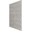 Panneau mural décoratif 3D Blaze 19 5/8 po x H 19 5/8 po EnduraWall, métallique (couvre 2,67 pieds carrés)-123529251
