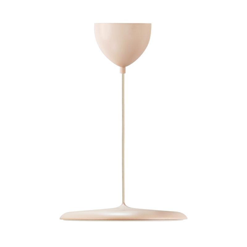 1 - Light Pendant, 6cm H x 40cm W x 40cm D, Dusty Rose, 0.95 W
