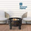 Fonda Round Cast Iron Smokeless Fire Pit