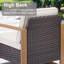 Chaise de patio avec coussins Kelyse-396097672