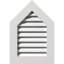 Évent à pignon fonctionnel avec pignon en PVC avec cadre plat 1 po x 4 po-33041182-31466300
