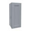 Armoire murale 1 porte et 2 tablettes en bois massif pour rangement dans la cuisine, salle de bain, buanderie, tablettes réglables prêtes à assembler (l 21 po x P 12 po x H 36 po)-1783173895