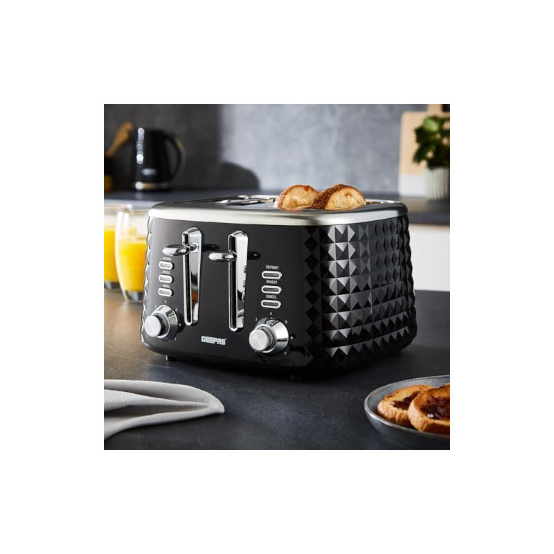 Geepas 32cm 20m³ L Countertop Microwave, Black