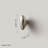 Solid Brass Double-Layer Titanium Silver Plating Knob