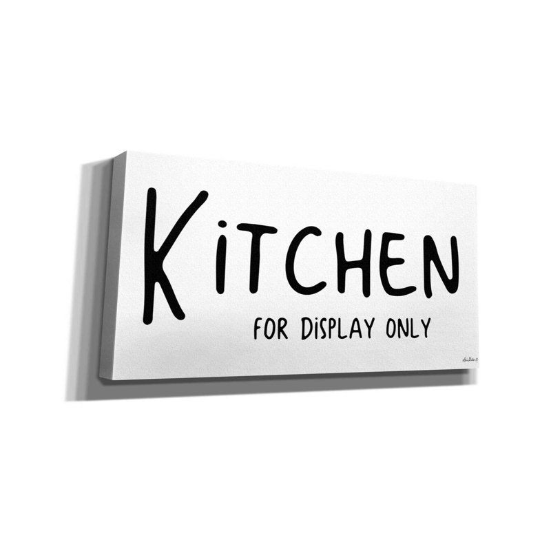 'Kitchen for Display Only' by Lori Deiter, Canvas Wall Art, 20" H x 40" W x 1.5" D