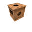 Centre de jeu pour chat en carton ondulé PetPro, boîte à gratter, maison pour chat d'intérieur, carton. Ellemae