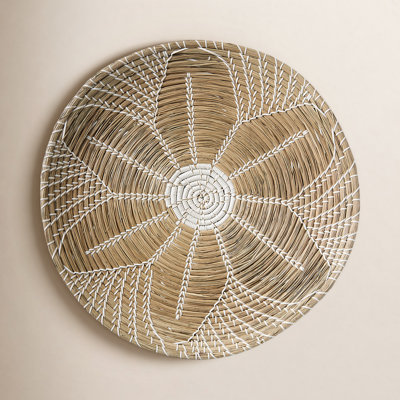 Eartha Coastal Plants & Flowers Wall Decor on Fabric