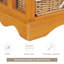 Vandemark Linen Blend Upholstered Storage Bench