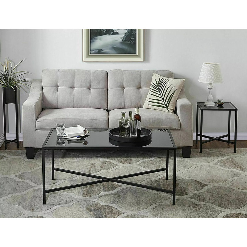 Elefteriu Cross Legs Coffee Table