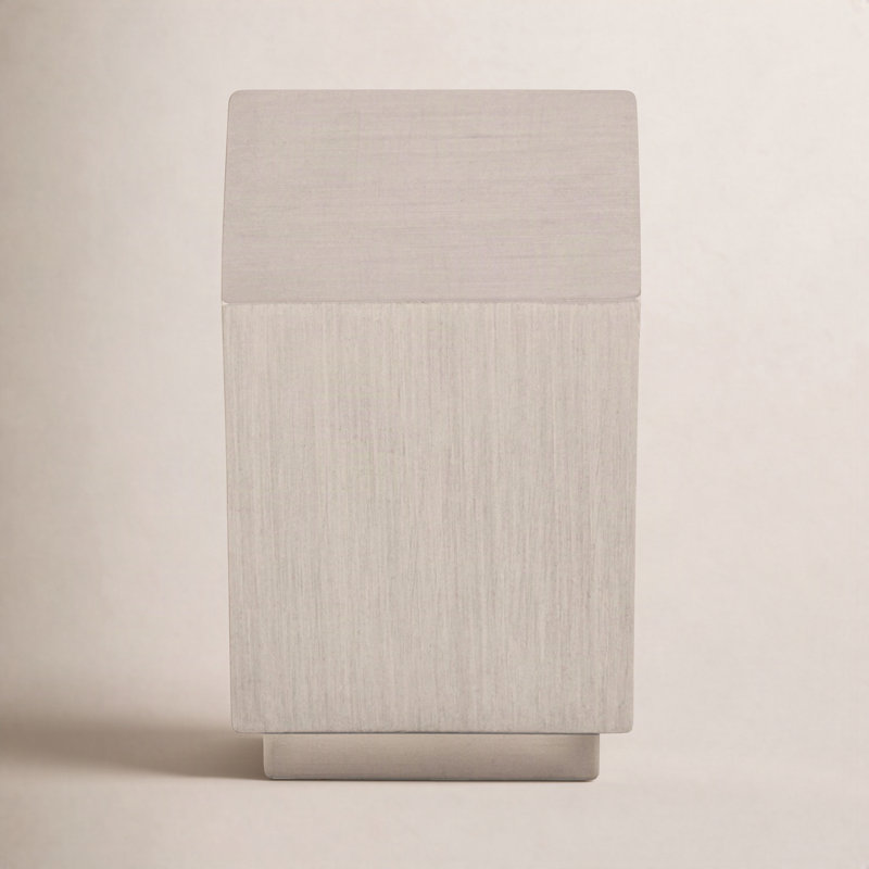 Linear Square Cabinet Knob, Brushed Satin Nickel
