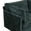 3 canapé en tissu de chenille, 110,32 x 32,55 x 34,02 po, sièges confortables, structure en bois massif, canapé à pochettes latérales faciles d'accès pour appartement, haute éponge, tissu d'ameublement teinté, foncé