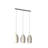 Kepley 3 - Light Matte Nickel Kitchen Island Pendant