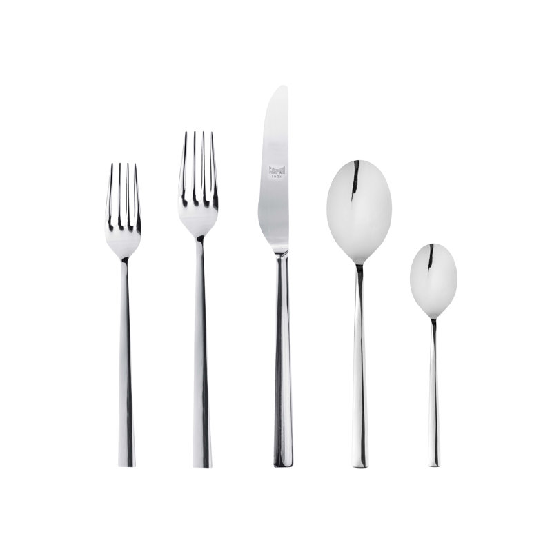Ensemble de 20 pièces en acier inoxydable Atena Ice, Miroir