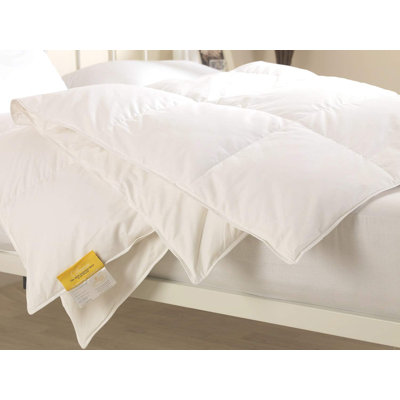 Luxurious Goose Down Duvet 13.5 Tog 100% Cotton Cover With 300 TC King Quilt 