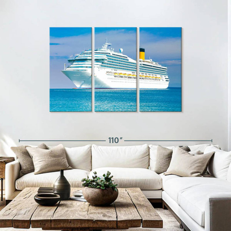 Mehar Large Ship, 48" H x 74" W