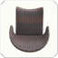 Ensemble de 4 tabourets de comptoir en rotin Robuste, durable, élégant, pratique et polyvalent