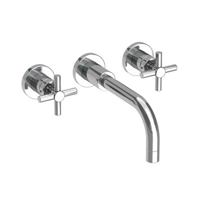 East Linear Wall Mount Bathroom Faucet