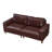 79" Faux Leather Square Arm Sofa-164126011